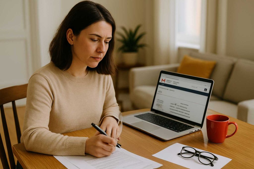 Canadian expat using an annual tax checklist while living abroad.